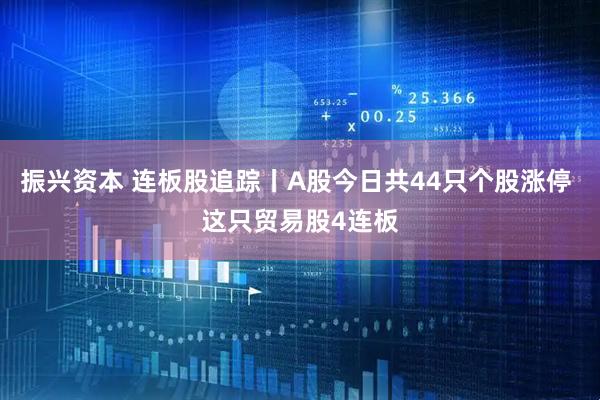 振兴资本 连板股追踪丨A股今日共44只个股涨停 这只贸易股4连板