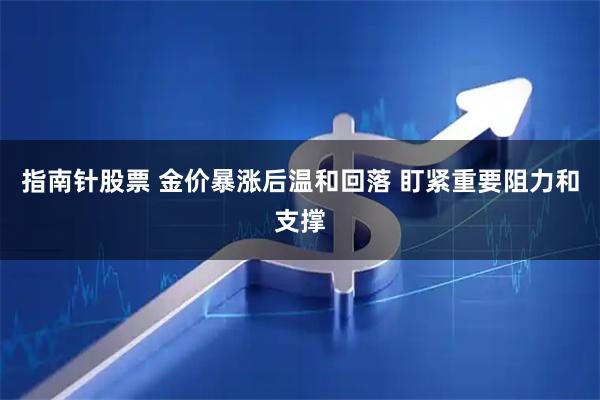 指南针股票 金价暴涨后温和回落 盯紧重要阻力和支撑